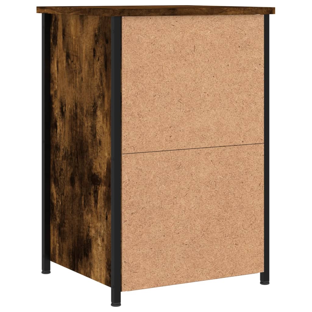 Noćni ormarići 2 kom boja hrasta 40x36x60 cm konstruirano drvo
