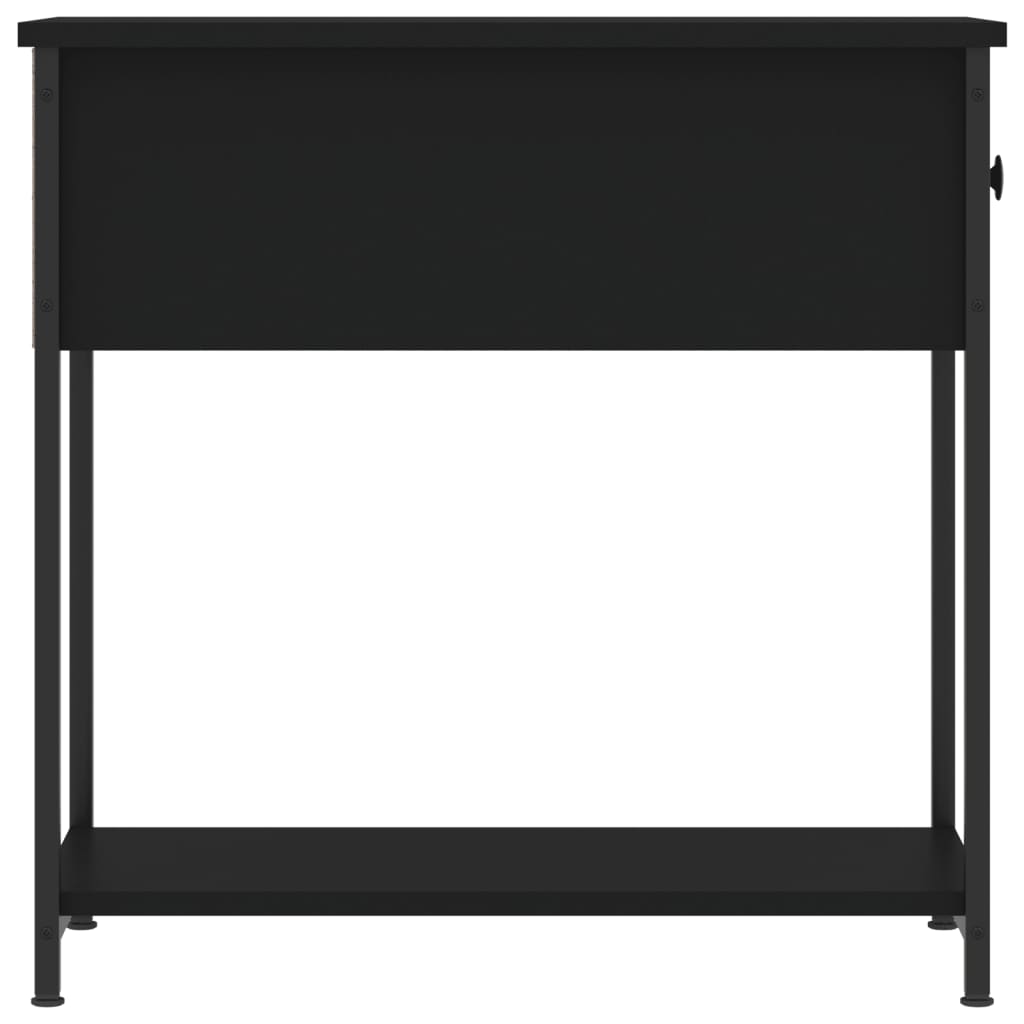 Noćni ormarići 2 kom crni 30 x 60 x 60 cm od konstruiranog drva