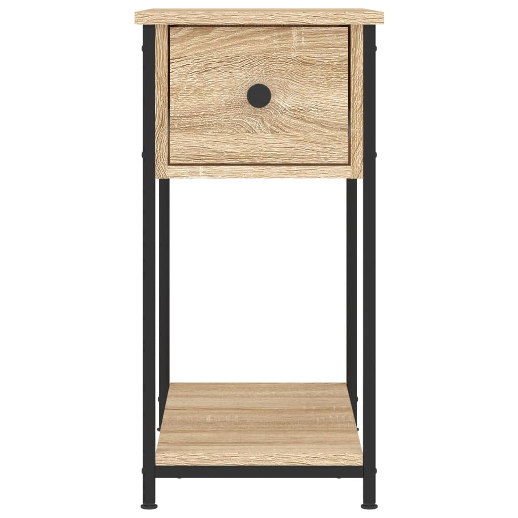 Noćni ormarići 2 kom boja hrasta 30x60x60 cm konstruirano drvo