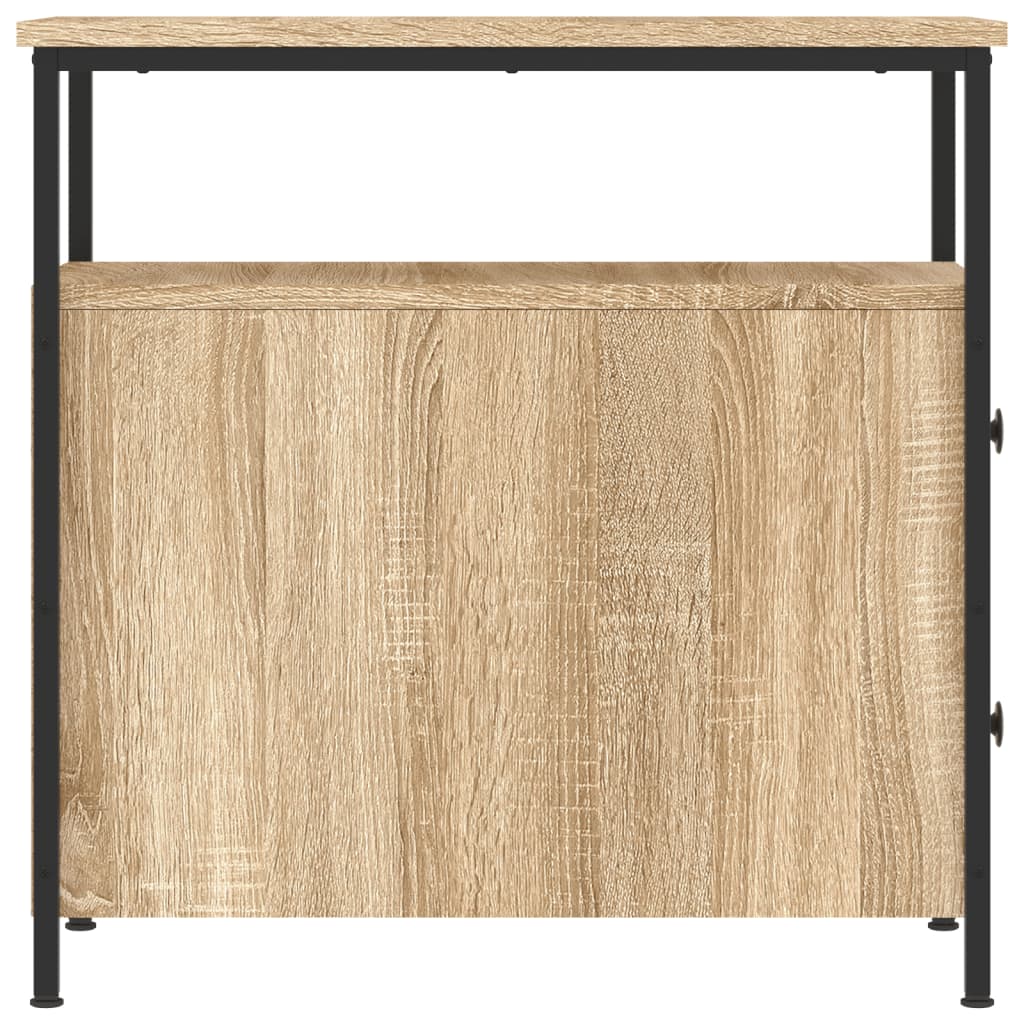 Noćni ormarići 2 kom boja hrasta 30x60x60 cm konstruirano drvo