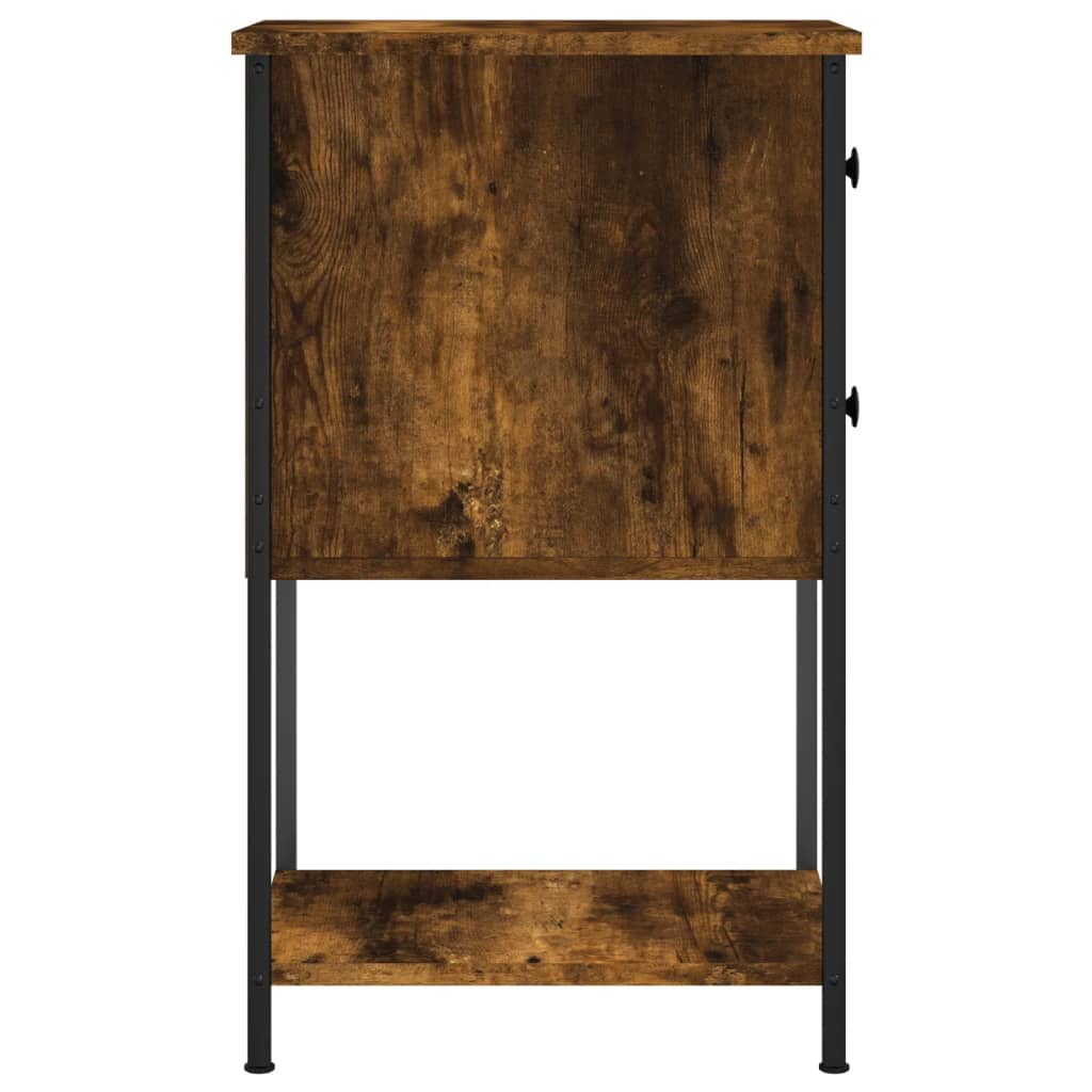 Noćni ormarići 2 kom boja hrasta 32x42x70 cm konstruirano drvo