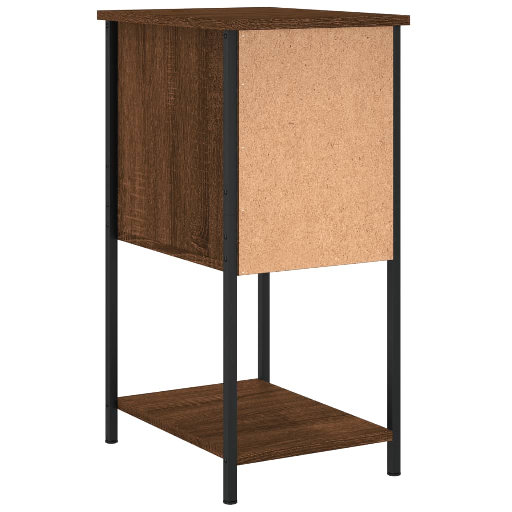 Noćni ormarići 2 kom boja hrasta 32x42x70 cm konstruirano drvo