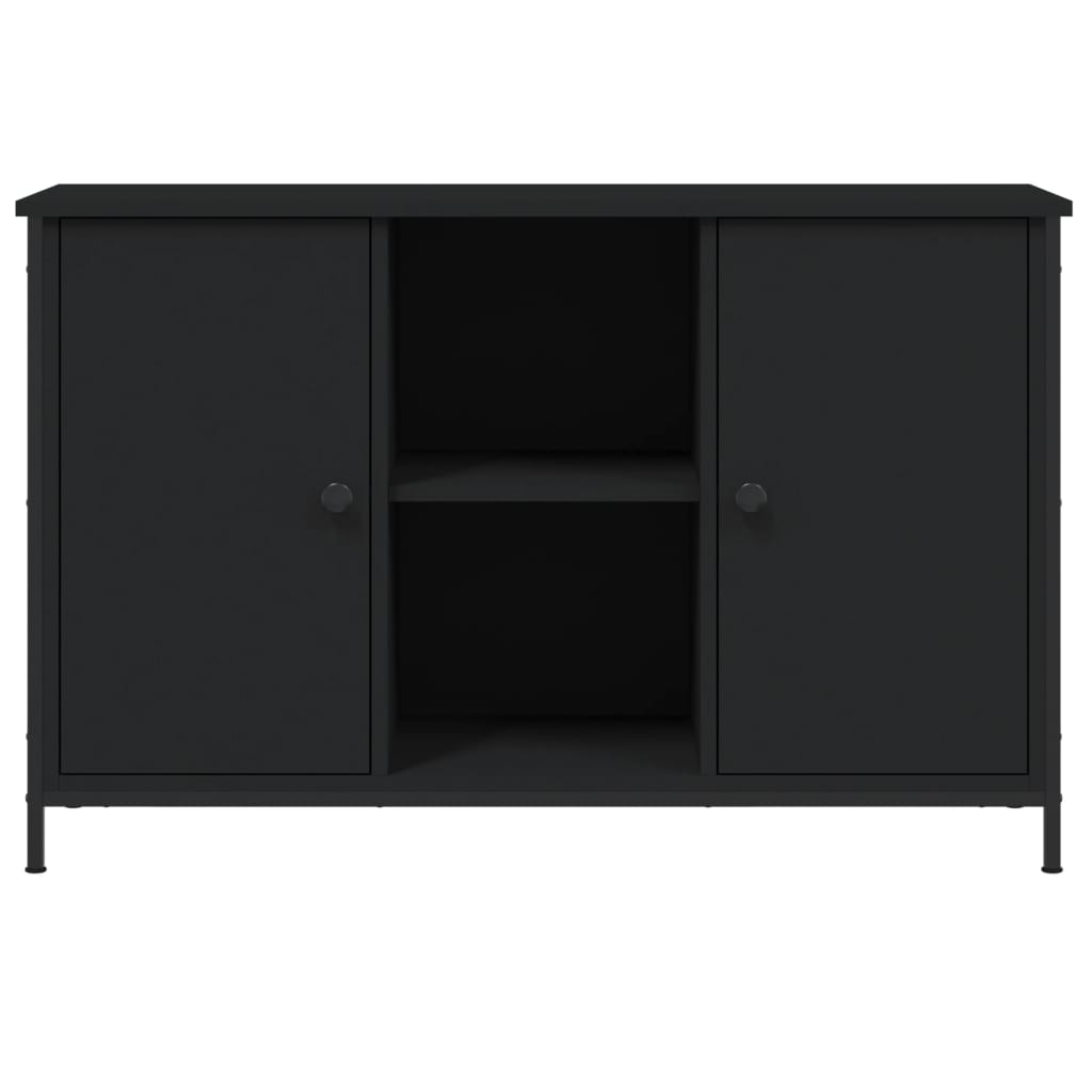 TV ormarić crni 100 x 35 x 65 cm od konstruiranog drva
