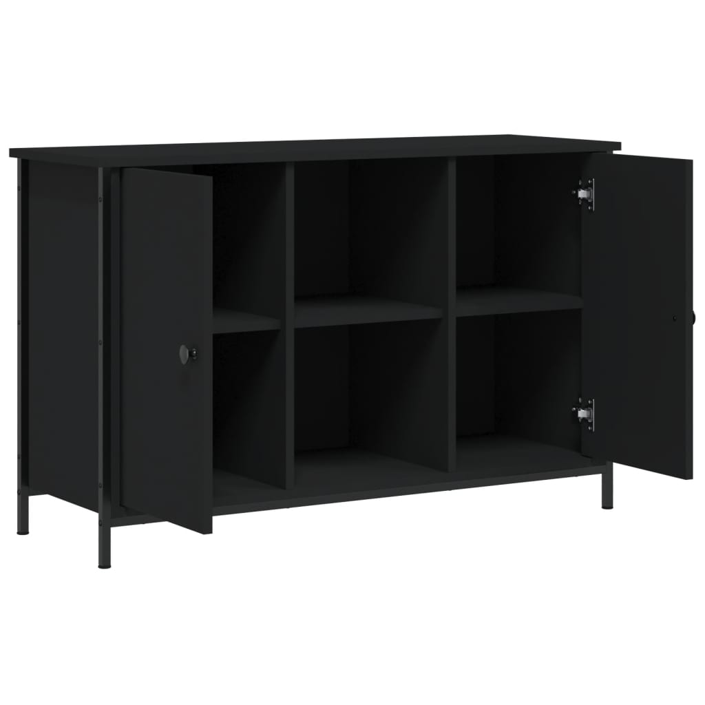 TV ormarić crni 100 x 35 x 65 cm od konstruiranog drva