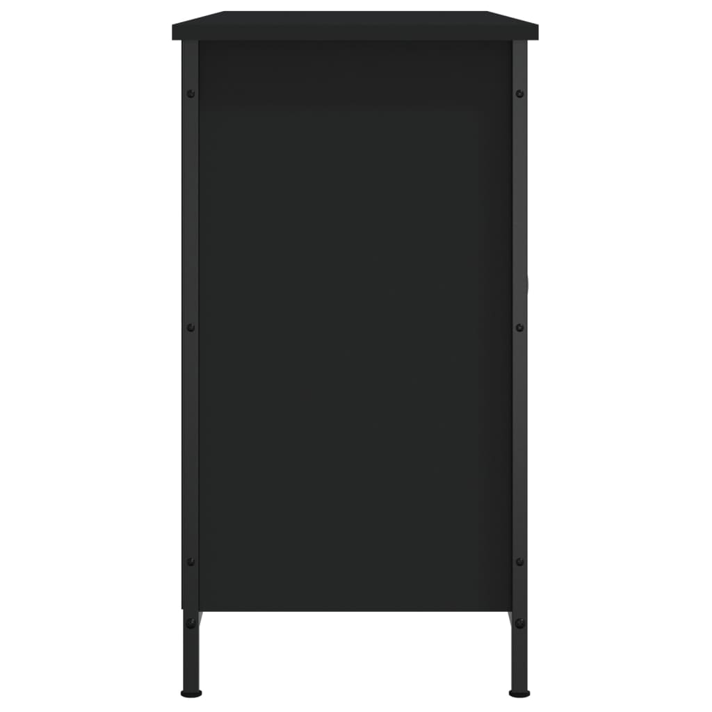 TV ormarić crni 100 x 35 x 65 cm od konstruiranog drva
