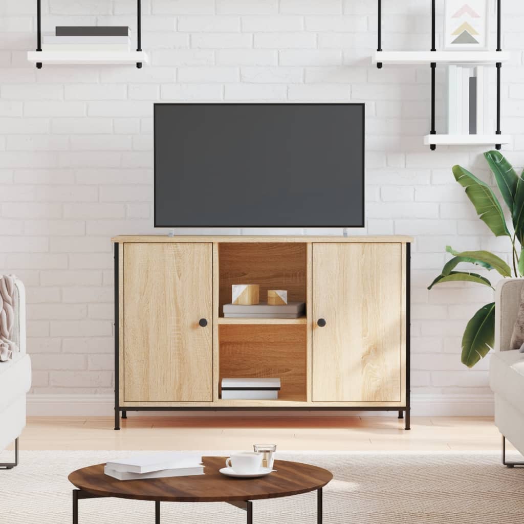 TV ormarić boja hrasta sonome 100x35x65 cm konstruirano drvo