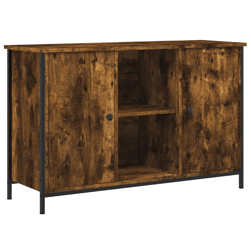 TV ormarić boja dimljenog hrasta 100x35x65 cm konstruirano drvo