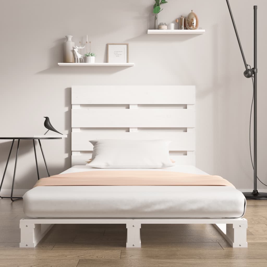 Okvir za krevet od borovine bijela 90x190 cm jednokrevetni