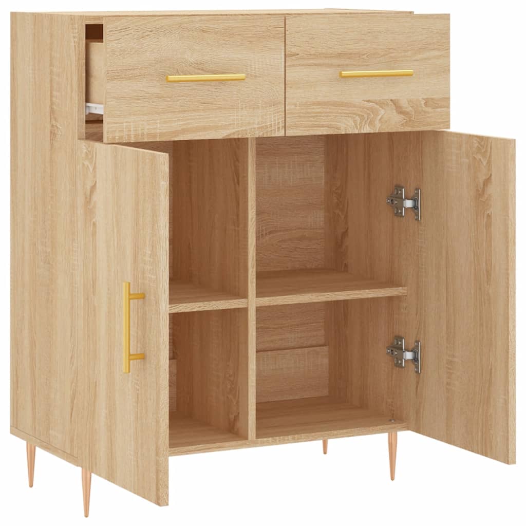 Komoda boja hrasta sonome 69,5x34x90 cm od konstruiranog drva