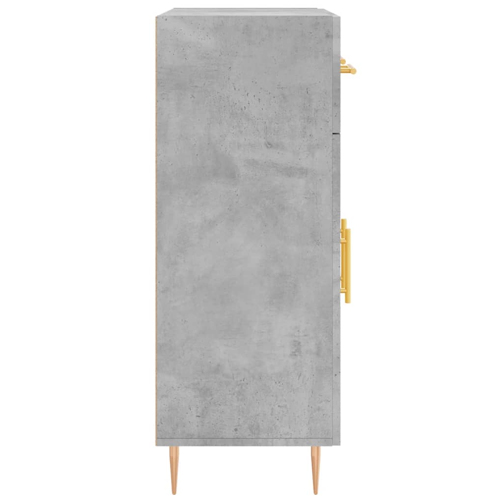 Komoda siva boja betona 69,5x34x90 cm od konstruiranog drva