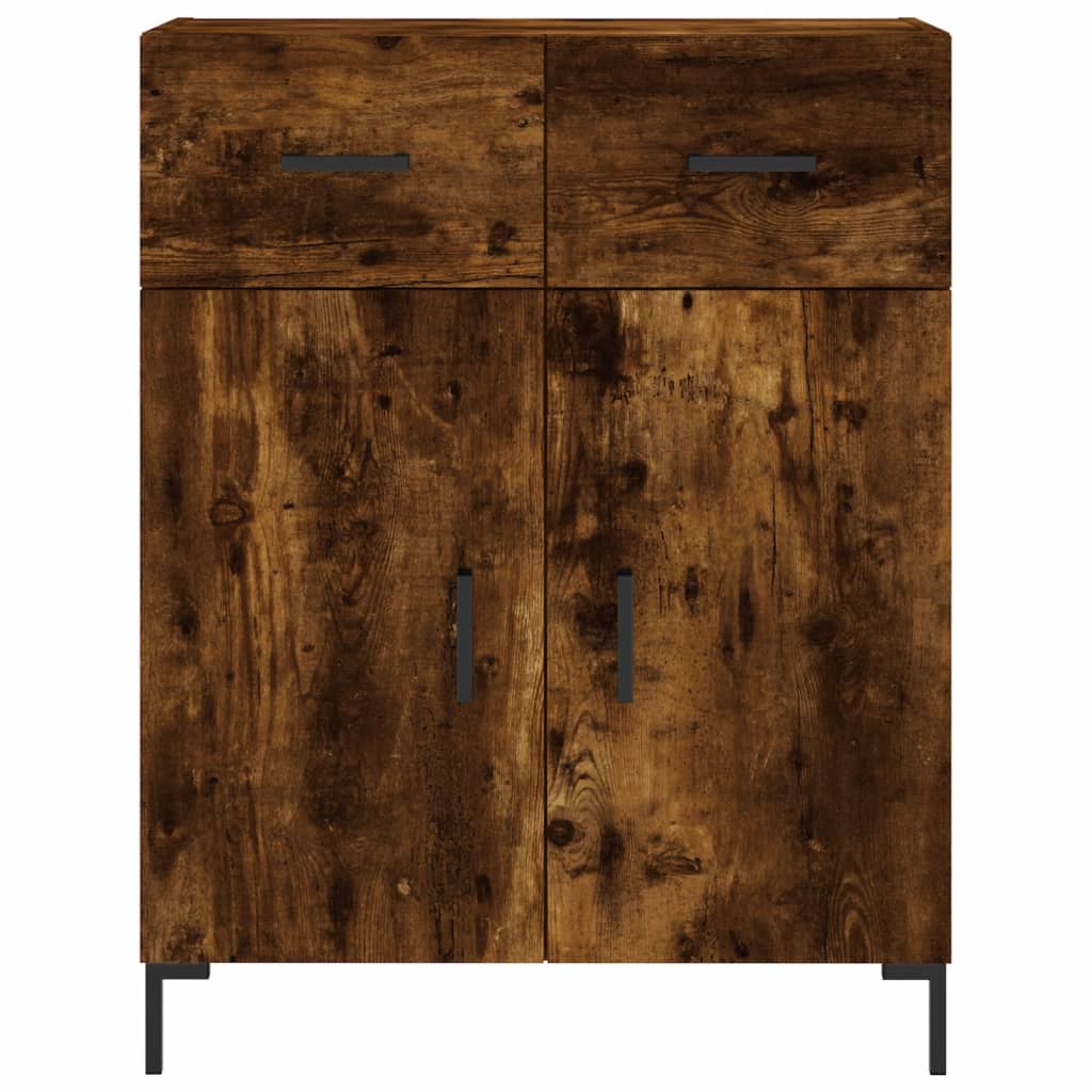 Komoda boja dimljenog hrasta 69,5x34x90 cm konstruirano drvo