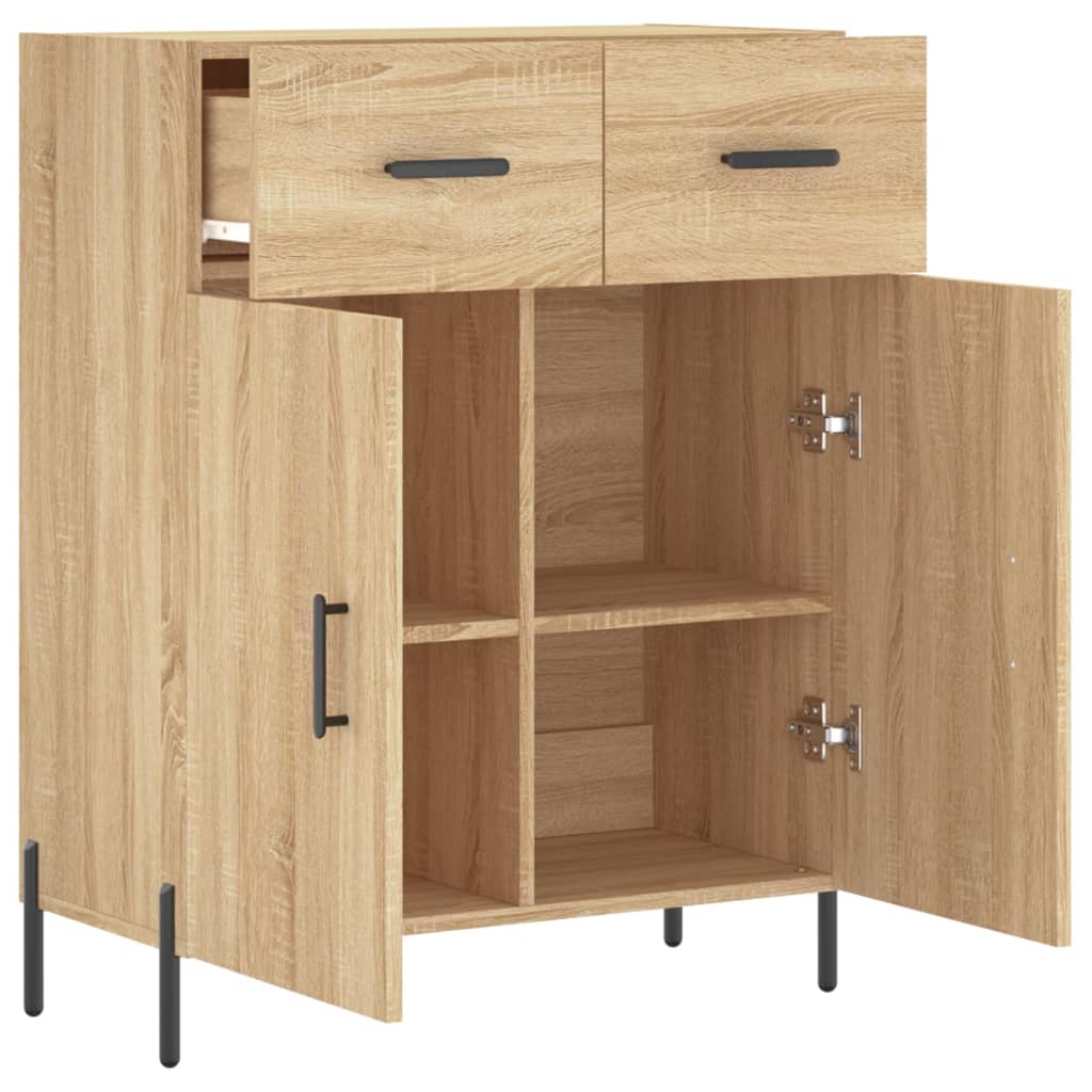 Komoda boja hrasta sonome 69,5x34x90 cm od konstruiranog drva