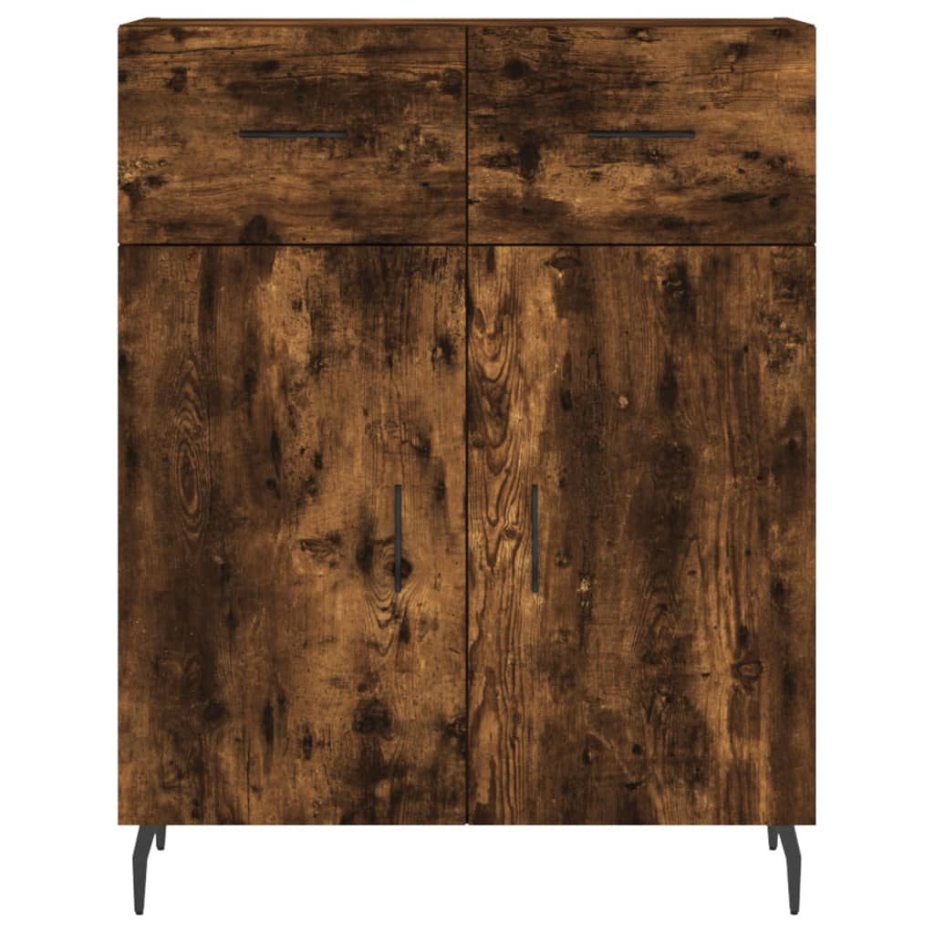 Komoda boja dimljenog hrasta 69,5x34x90 cm konstruirano drvo