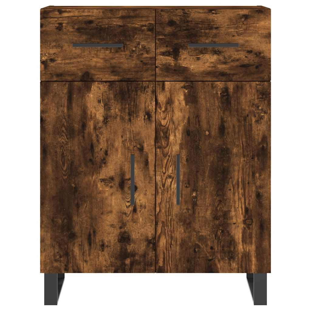 Komoda boja dimljenog hrasta 69,5x34x90 cm konstruirano drvo