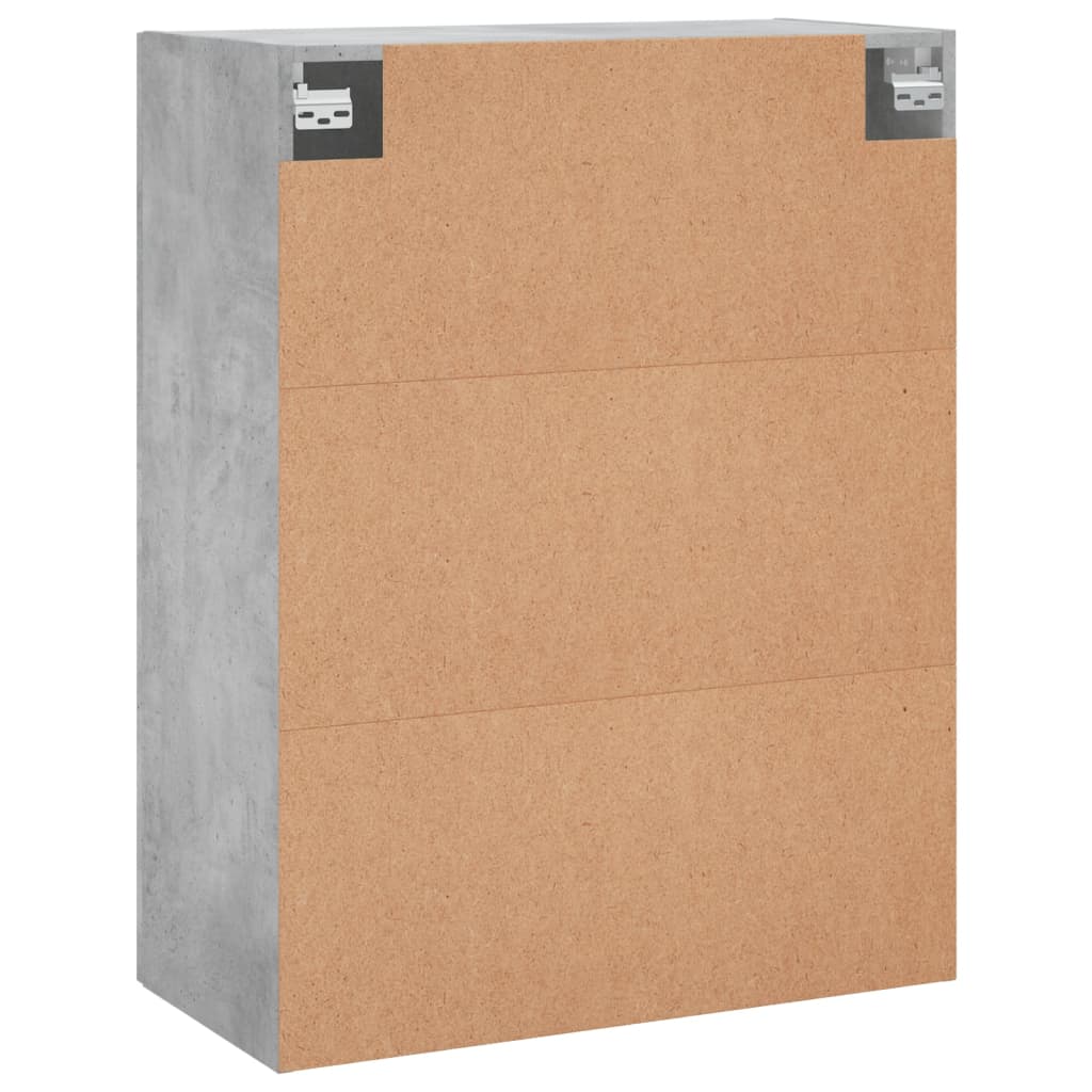 Zidni ormarić siva boja betona 69,5 x 34 x 90 cm
