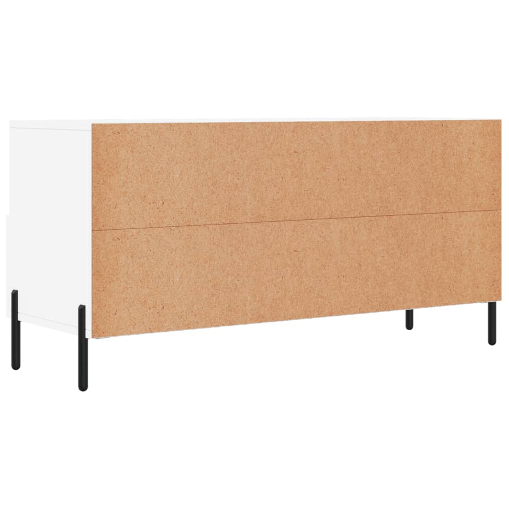 TV ormarić bijeli 102 x 36 x 50 cm od konstruiranog drva