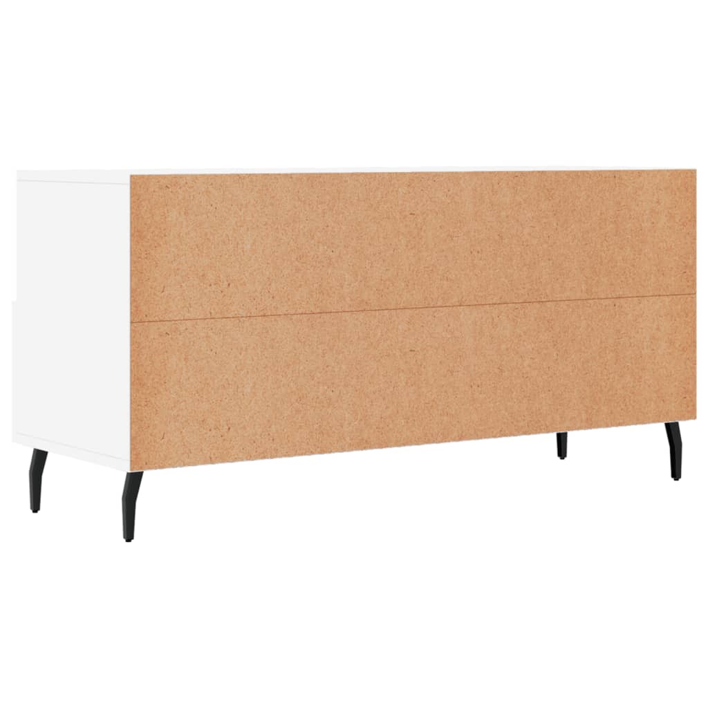 TV ormarić bijeli 102 x 36 x 50 cm od konstruiranog drva