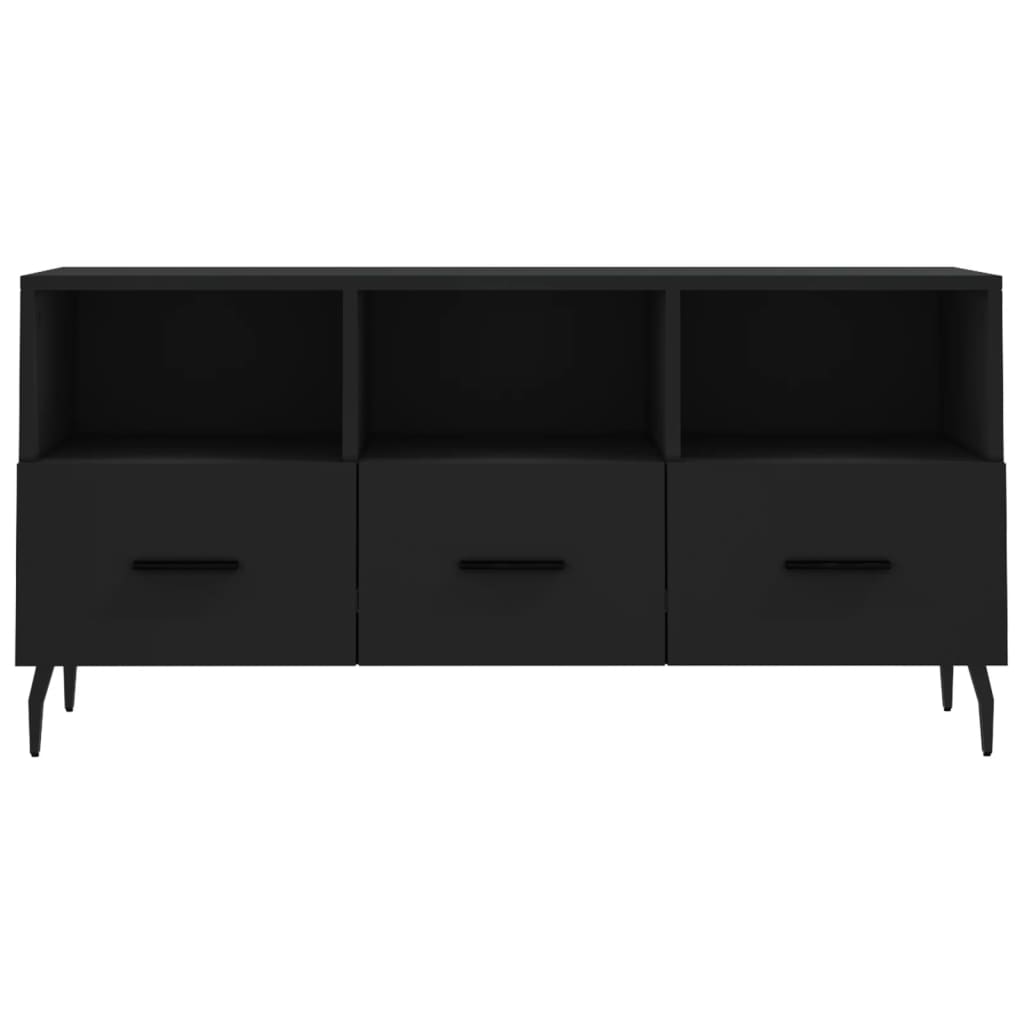 TV ormarić crni 102 x 36 x 50 cm od konstruiranog drva