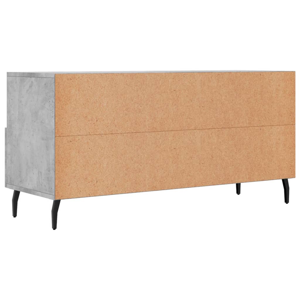 TV ormarić boja betona 102 x 36 x 50 cm od konstruiranog drva