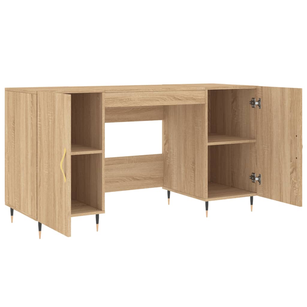 Radni stol boja hrasta sonome 140x50x75 cm konstruirano drvo