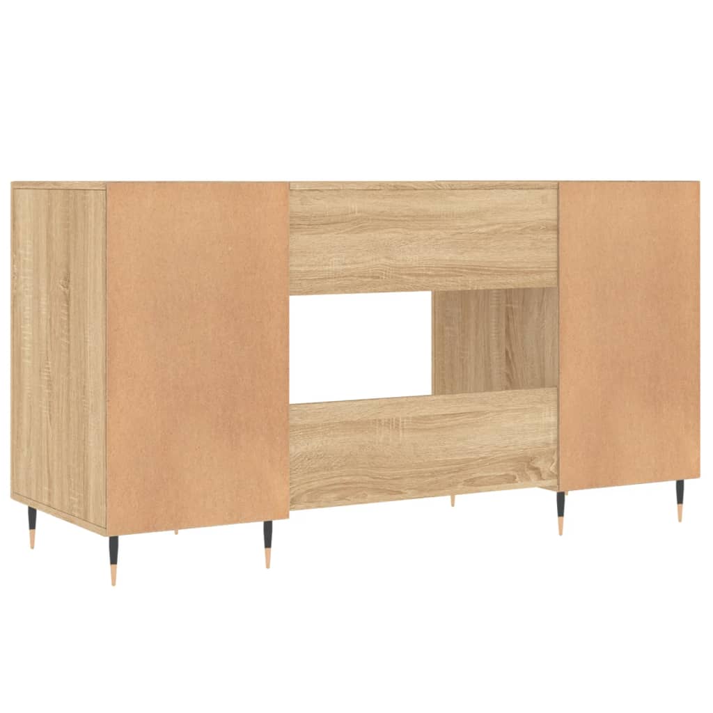 Radni stol boja hrasta sonome 140x50x75 cm konstruirano drvo
