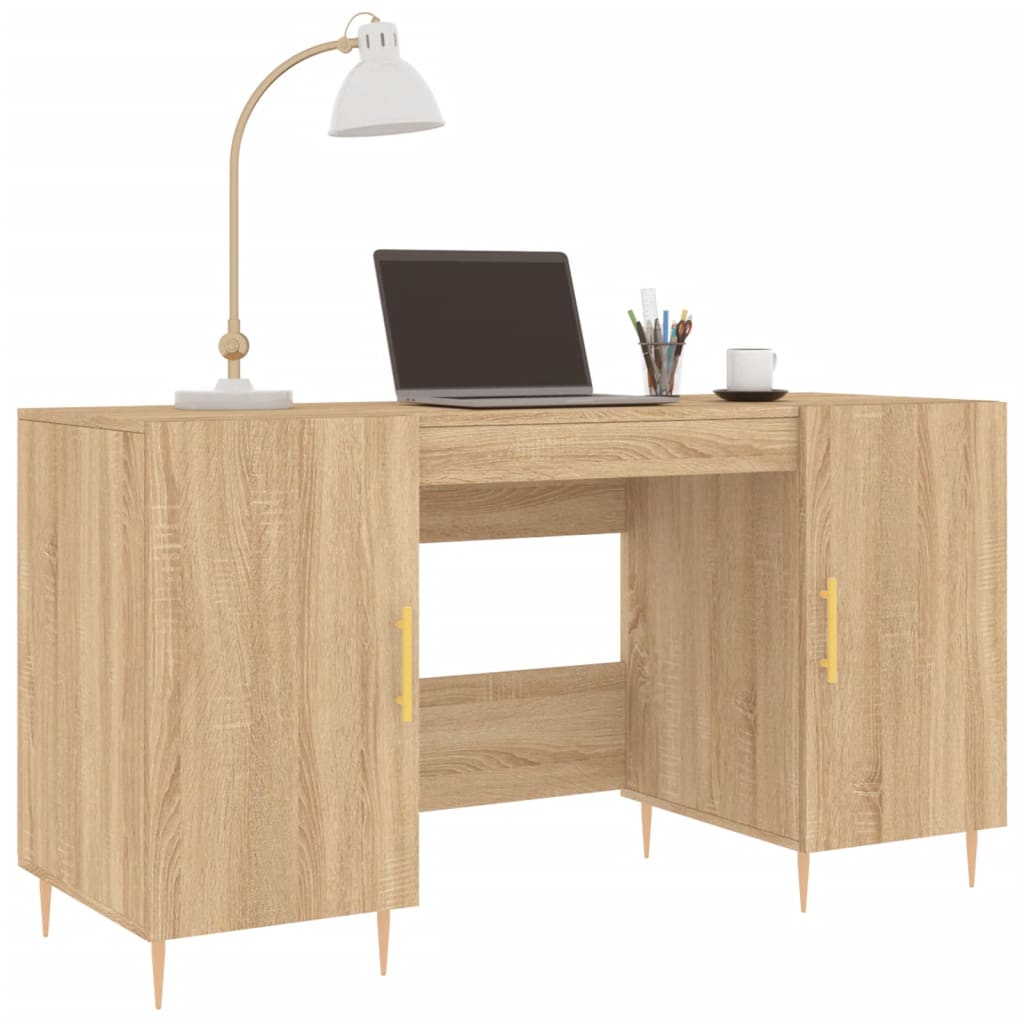 Radni stol boja hrasta sonome 140x50x75 cm konstruirano drvo