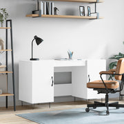 Radni stol bijeli 140 x 50 x 75 cm od konstruiranog drva