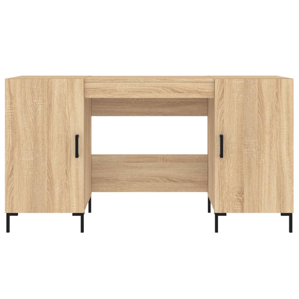 Radni stol boja hrasta sonome 140x50x75 cm konstruirano drvo