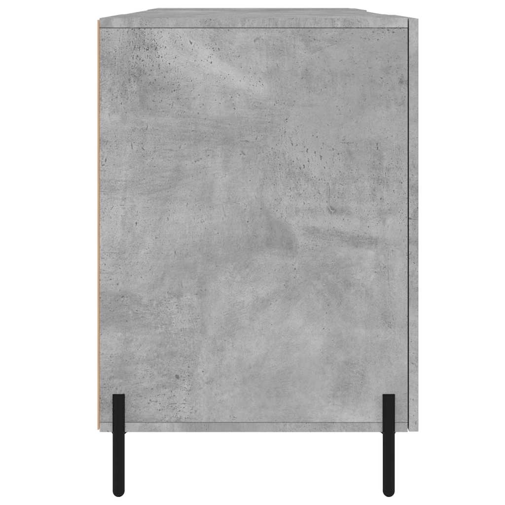 Radni stol boja betona 140 x 50 x 75 cm od konstruiranog drva