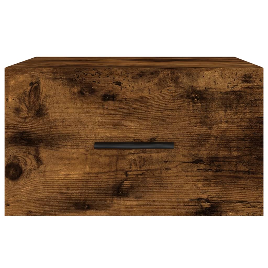 Zidni noćni ormarići 2 kom dimljenog hrasta 35x35x20 cm