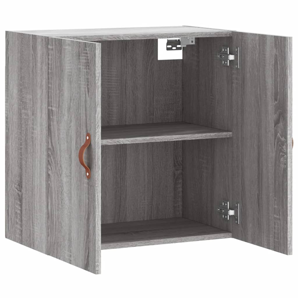 Zidni ormarić boja hrasta sonome 60x31x60 cm konstruirano drvo Siva