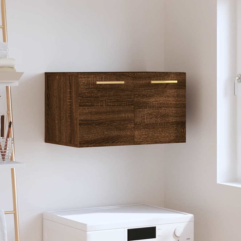 Zidni ormarić boja Smeđi hrast 60x36,5x35cm konstruirano drvo