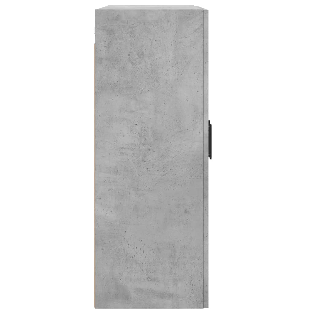 Zidni ormarić siva boja betona 69,5x34x90 cm konstruirano drvo