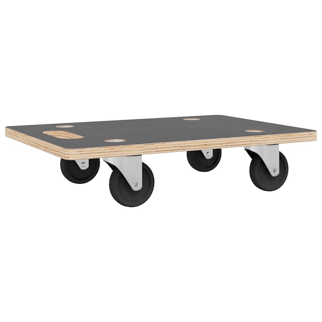 Transportna kolica 2 kom pravokutna 50 x 35 x 11,5 cm 250 kg