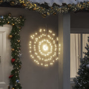 Božićna svjetla zvjezdani prasak 140 LED 2 k topla bijela 17 cm