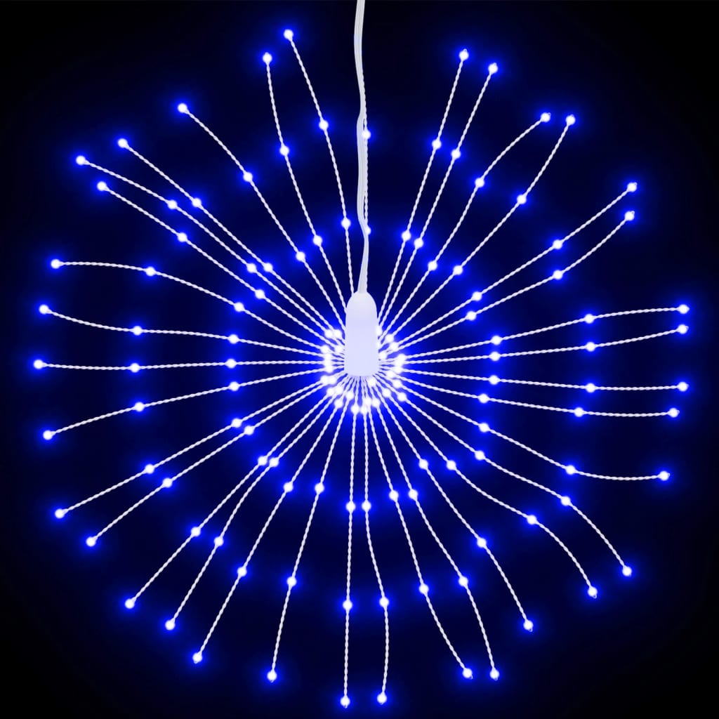 Božićna svjetla zvjezdani prasak 140 LED 2 k plava 17 cm