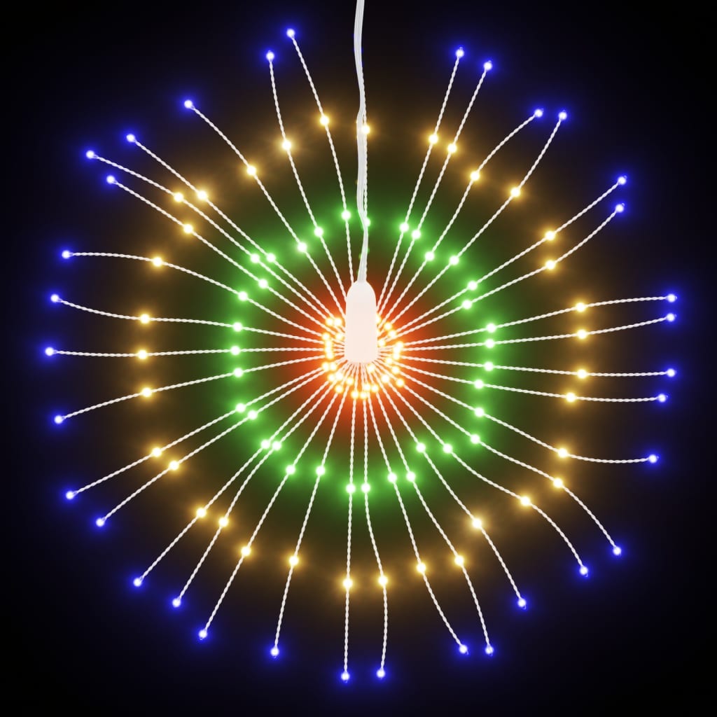 Božićna svjetla zvjezdani prasak 140 LED 2 k višebojna 17 cm