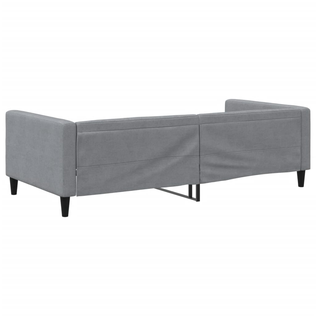 Dnevni krevet svjetlosivi 100 x 200 cm od tkanine