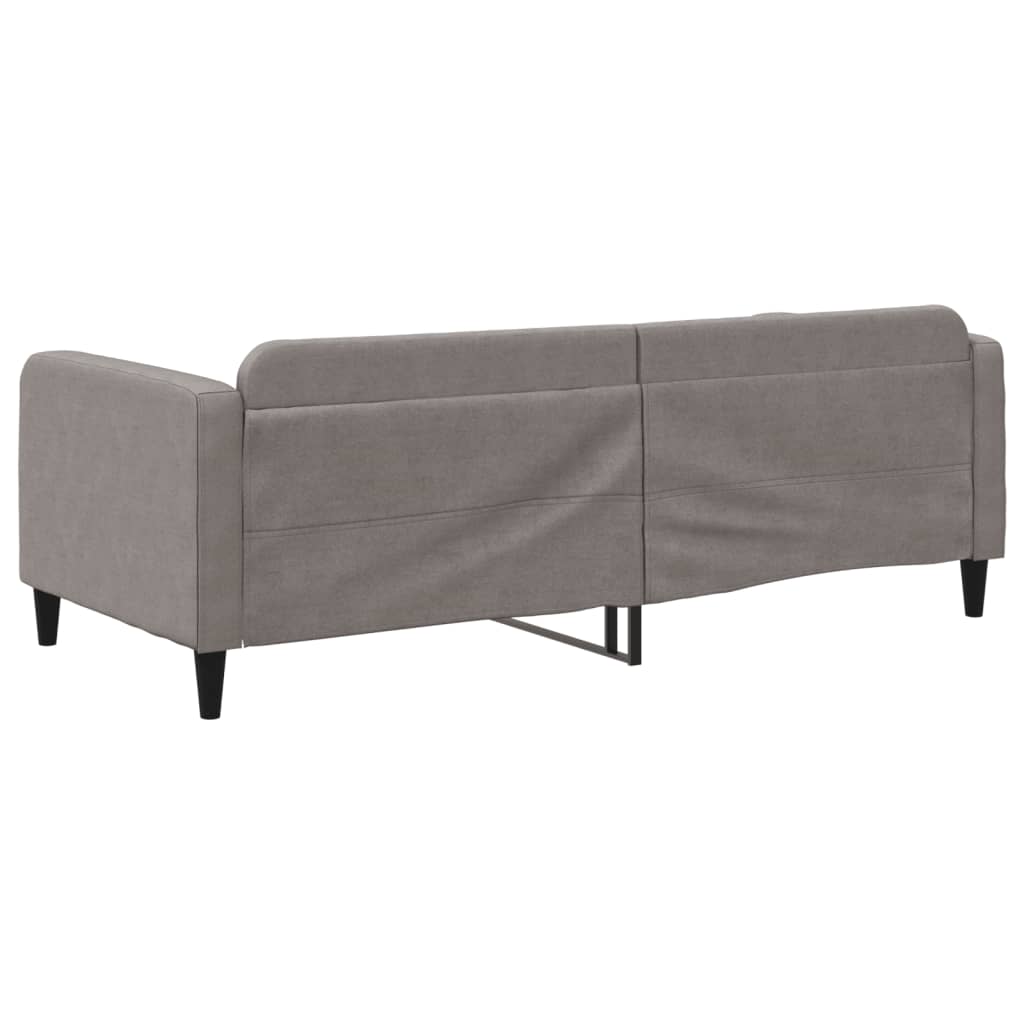 Dnevni krevet smeđesivi 90 x 200 cm od tkanine