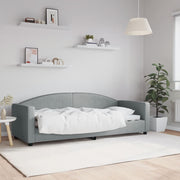 Dnevni krevet svjetlosivi 80 x 200 cm od tkanine