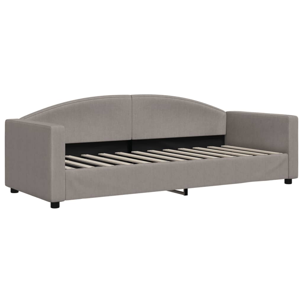 Dnevni krevet smeđesivi 80 x 200 cm od tkanine