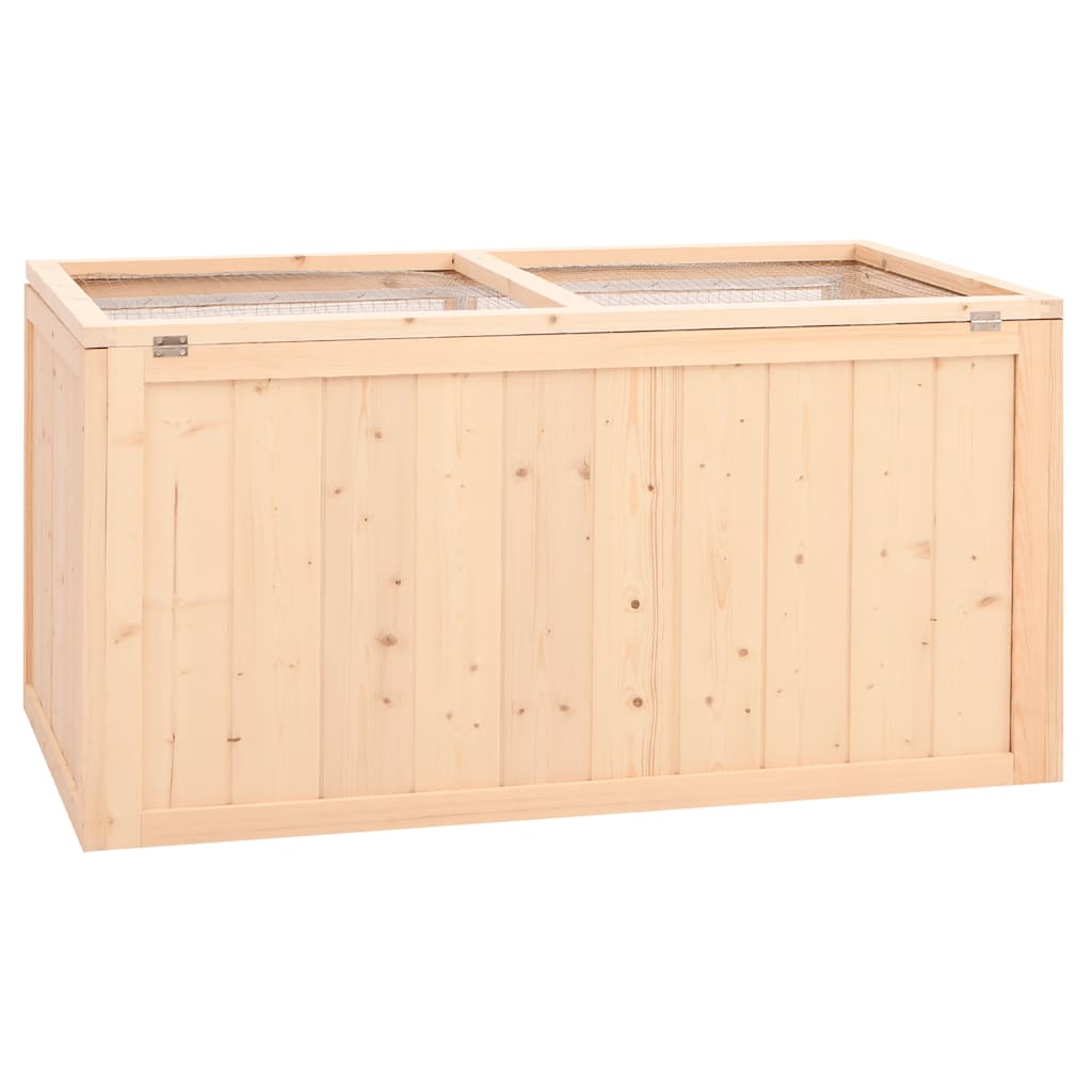 Kavez za hrčka 104x52x54 cm Masivno drvo jele