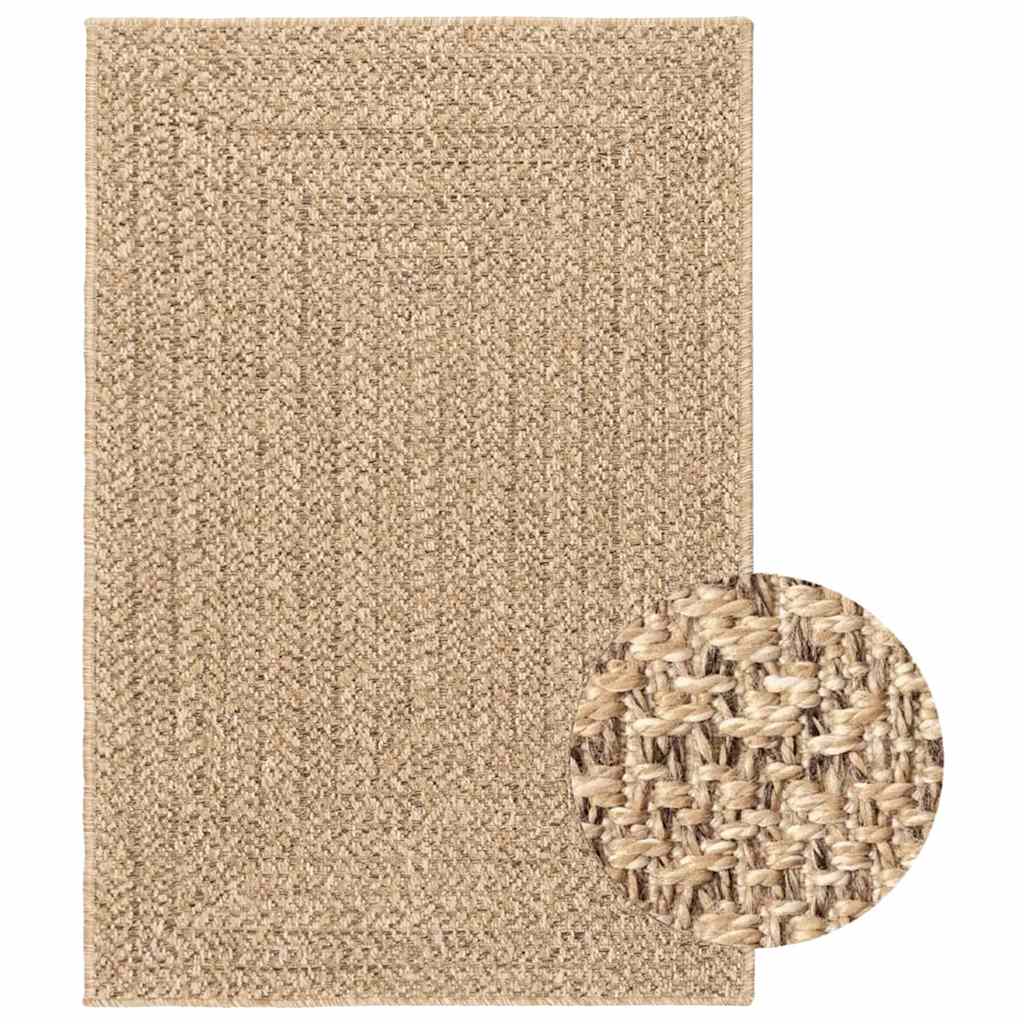 Tepih ZIZUR 140 x 200 cm s izgledom jute unutarnji i vanjski