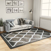 Perivi tepih crno-bijeli 160 x 230 cm