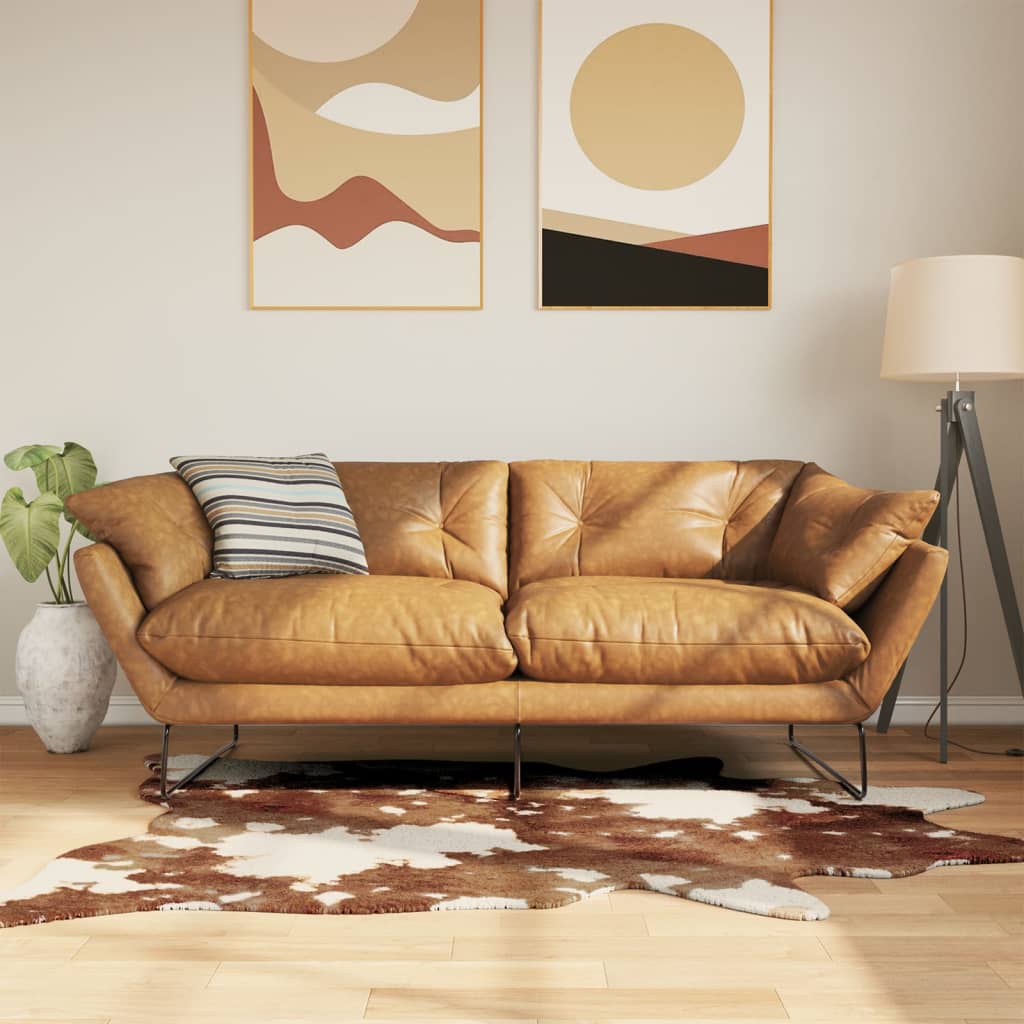 Tepih smeđe-bijeli s uzorkom 120 x 170 cm perivi i