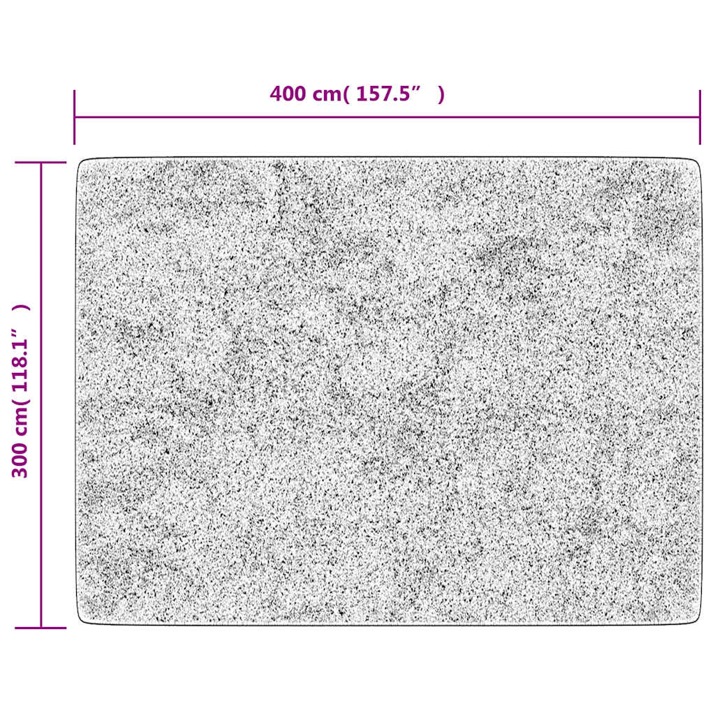 Perivi tepih sivi 400 x 300 cm