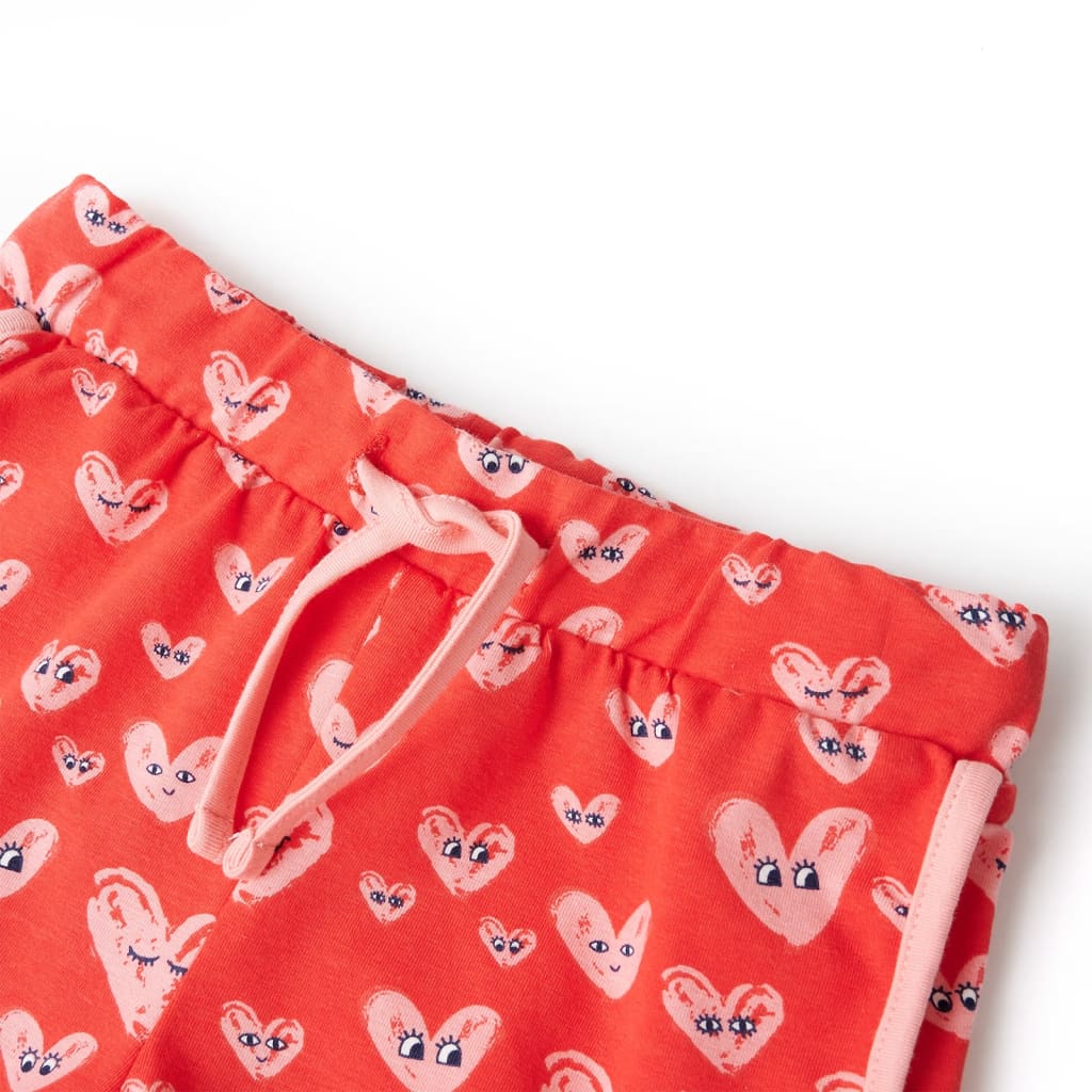 Dječje kratke hlače s vezicom crvene 140