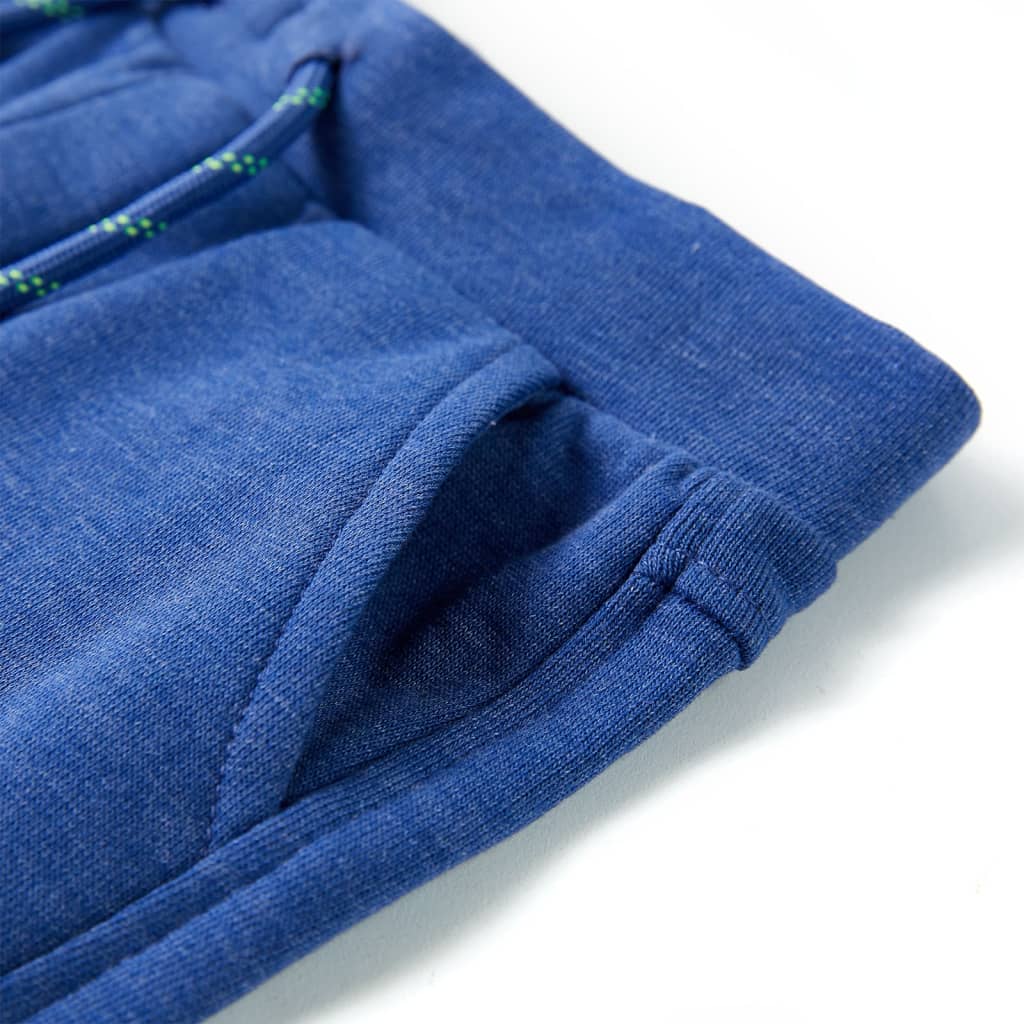 Dječje kratke hlače s vezicom plave prošarane 128
