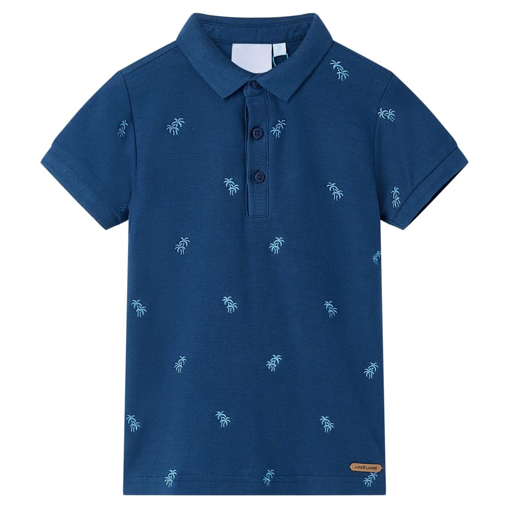 Dječja polo majica tamnoplava 128