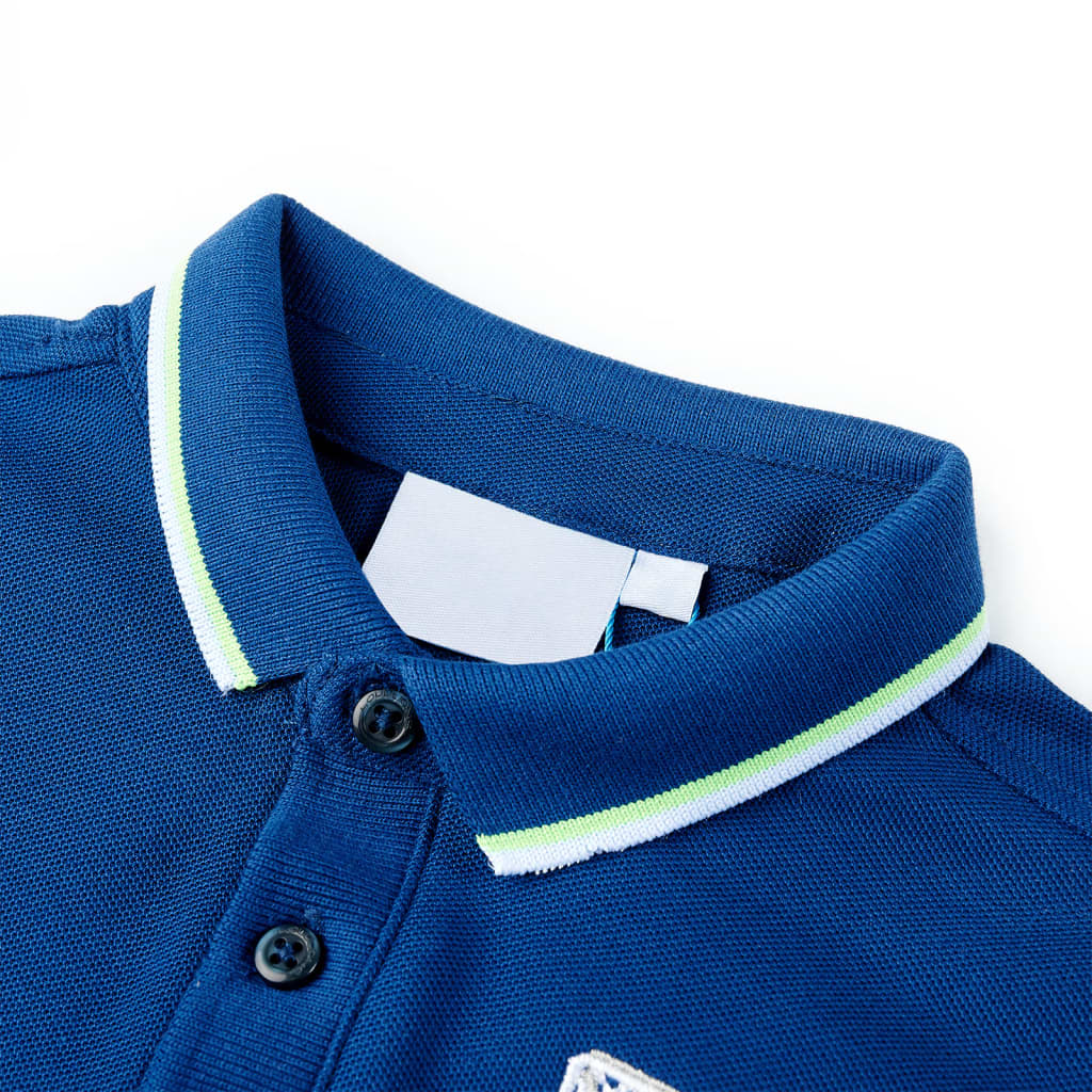 Dječja polo majica tamnoplava 128